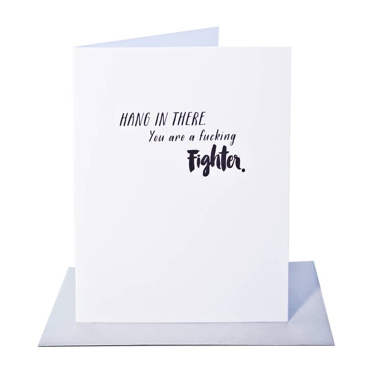 Paper Epiphanies – wholesale Encouragement card – Fighter Card1