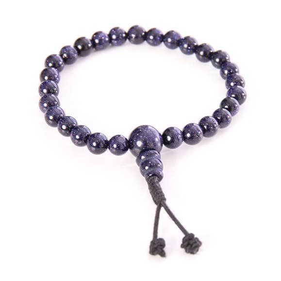 Blue Sunstone Mala Bracelet for wholesale by Kathmandu yogi