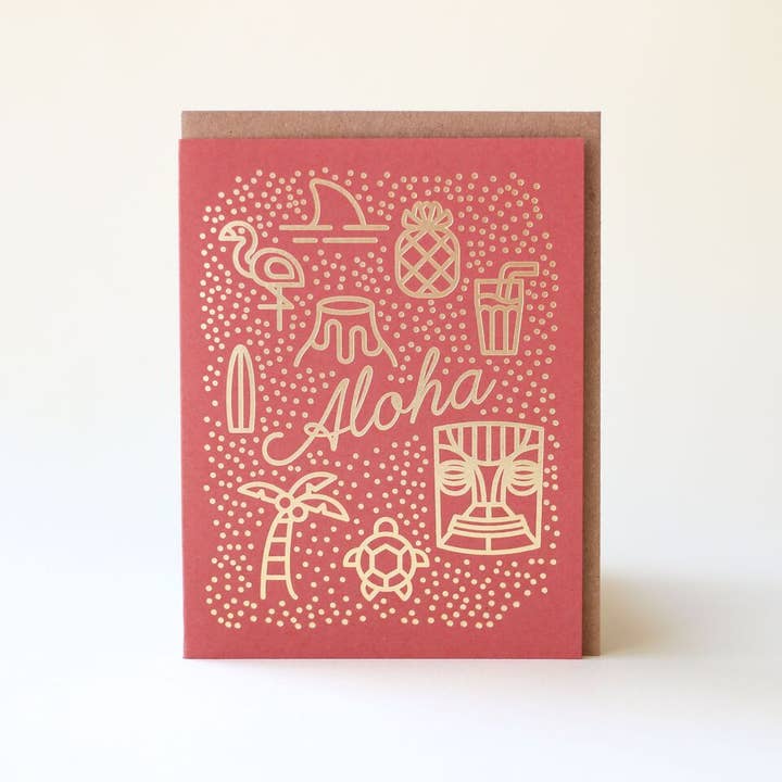 Aloha hälsningskort för wholesale av M.C. Pressure
