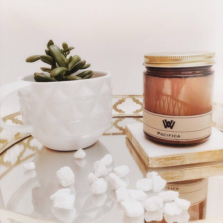 W.V. Candle Co. - Wholesale Jar/Filled Candle - 7.2 oz Pacifica Soy Candle