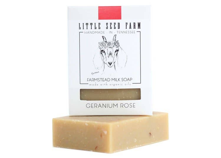 Little Seed Farm - Wholesale Bar Soap - Geranium Rose Bar Soap - Balancing & Cleansing1
