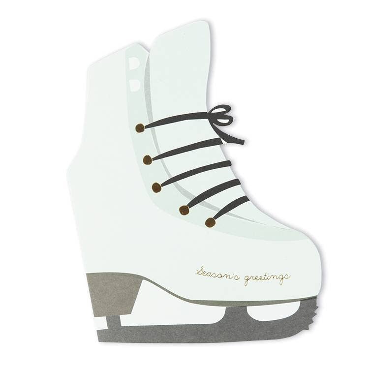 pleased to meet GmbH - Wholesale Season's Greetings Card - Skates Greeting Card0