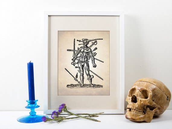 The National Anthem - Wholesale Art Print - 5” x 7” Wounds Man Art Print1