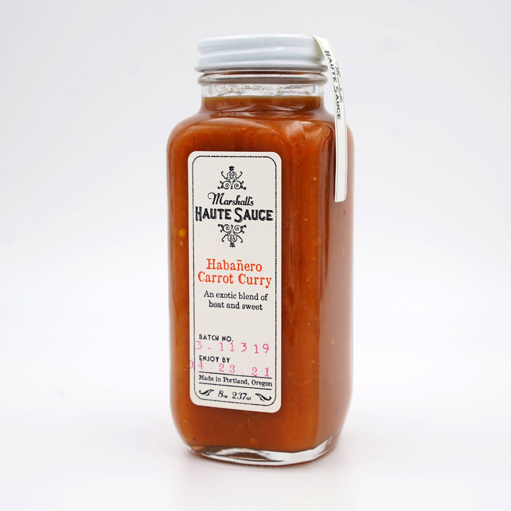 Marshall's Haute Sauce - Wholesale Hot Sauce - Habanero Carrot Curry1