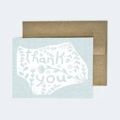 Aviate Press - Wholesale Thank You Card - Thank You Flowers0