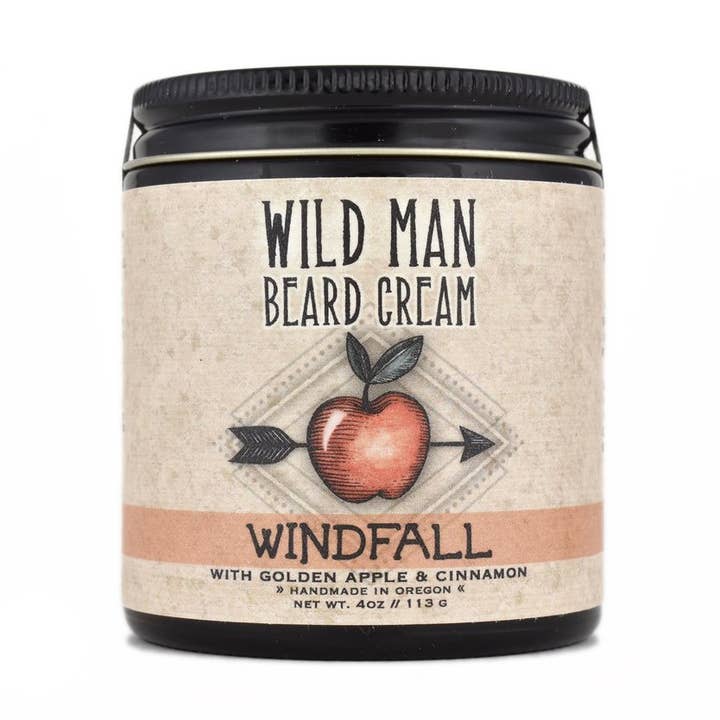 4oz Windfall Wild Man Barbe Crème pour la vente par Wild Rose Herbs