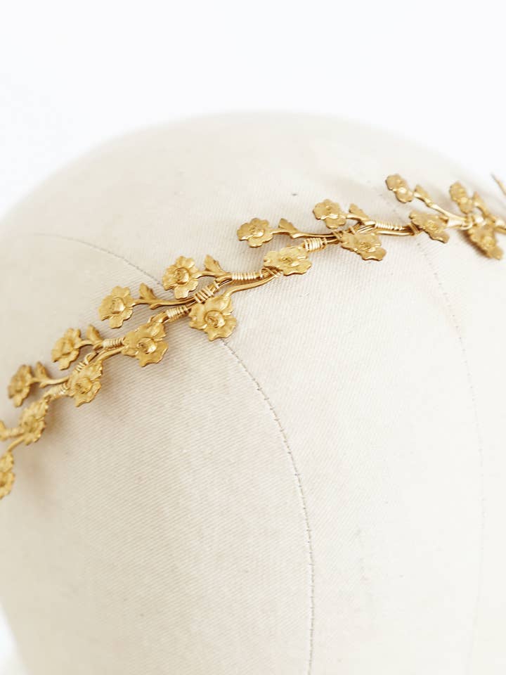 Tiny Rose Vine Crown for wholesale by Acute Designs