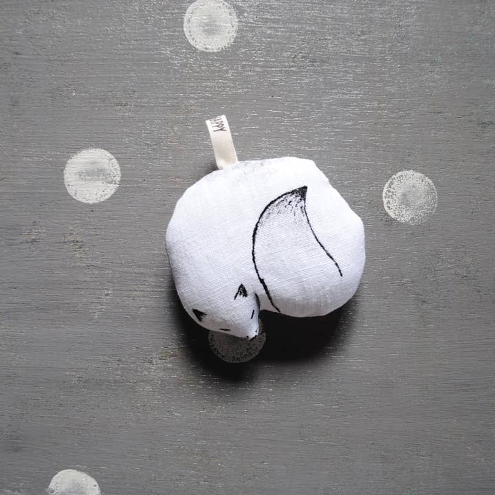 HandyHappy - Wholesale Ornament - Snow Fox Ornament Primitive 4" Baby Decoration4