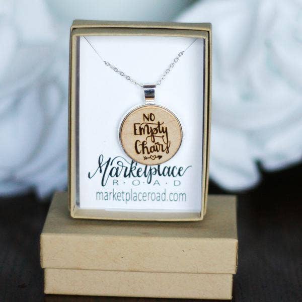 Little Allegory - Wholesale Pendant/Charm Necklace - No Empty Chairs Necklace6