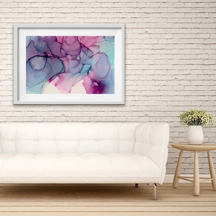 Kay Elle Dee Designs - Wholesale Art Print - Purple Swirl Art Print