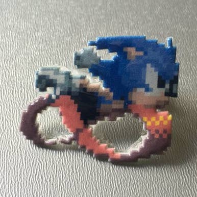 Sonic Hedgehog Running Pin for engroshandel hos 8-Bit Zero