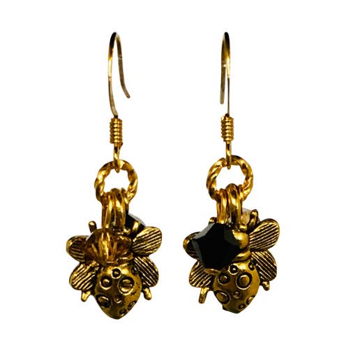Busy Bee Earrings for wholesale by Nancy Neill Designs
