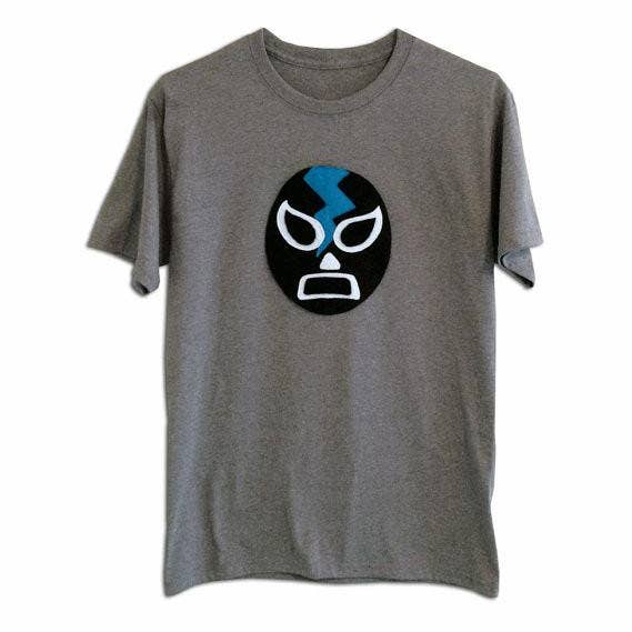 Luchador Negro - Schwarzes mexikanischer Wrestler Herren T-Shirt für den Großhandel von mi cielo