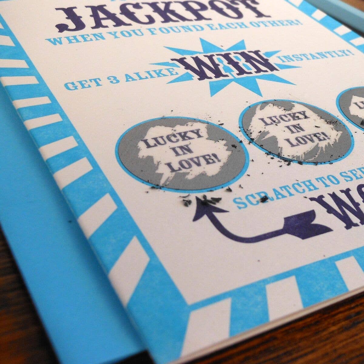 a. favorite design - Wholesale Wedding Card - Wedding Scratch Off Ticket1