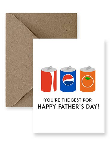 You're The Best Pop, Happy Father's Day! Father's Day Card for wholesale by IMPAPER