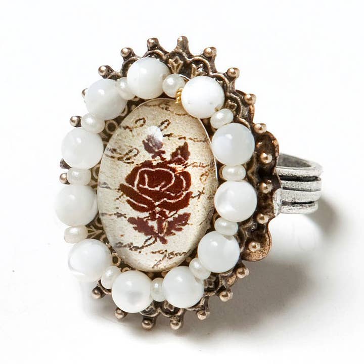 Elements Jill Schwartz - Wholesale Cocktail/Statement Ring - Ring Around The Rosie Ring0