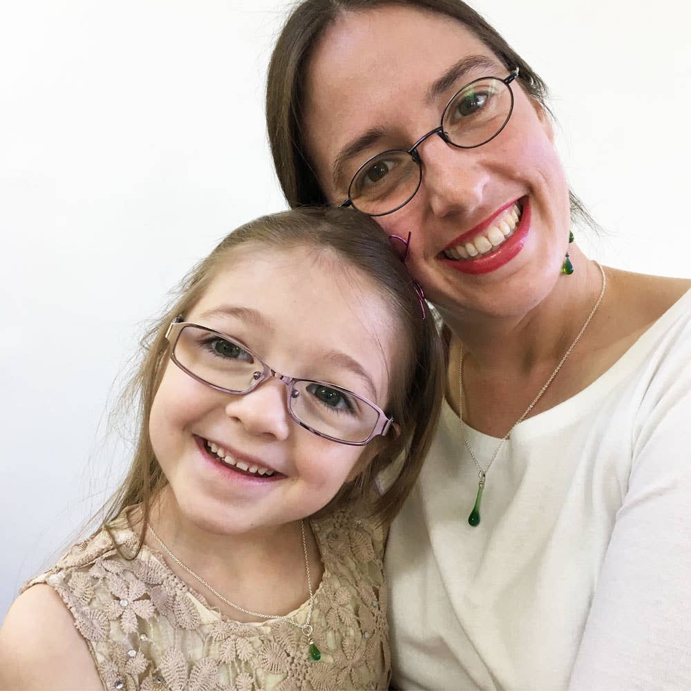 Sundrop Jewelry - Wholesale Pendant/Charm Necklace - Maressa Glass Teardrop Pendant Necklace9