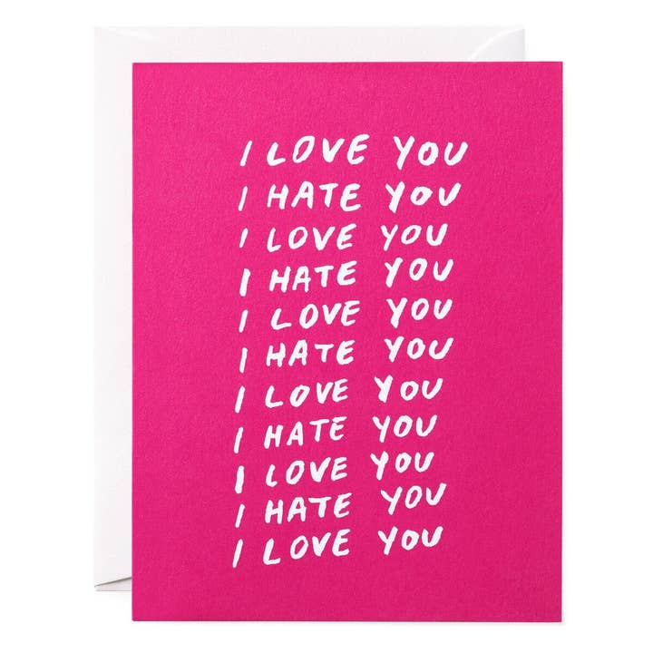 Amour Haine pour la vente par All My Layers Paper Co.