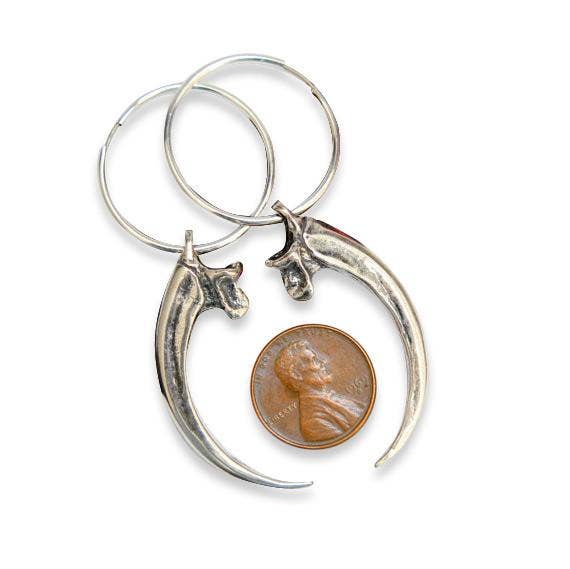 Moon Raven Designs - Wholesale Dangle Earrings - Eagle Talon Hoop Earrings3