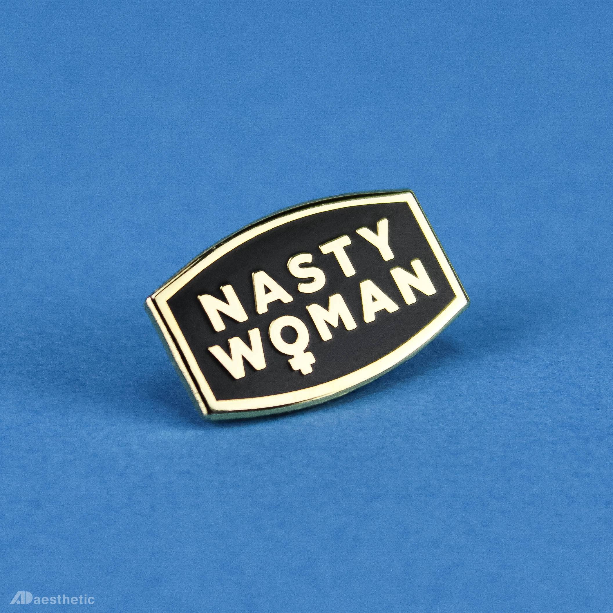 AD Aesthetic - Wholesale Lapel Pin/Button - Nasty Women Enamel Lapel Pin0