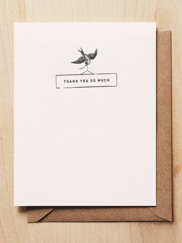 Vielen Dank (Dankeschön-Karte) für den Großhandel von Woodsy Foxman