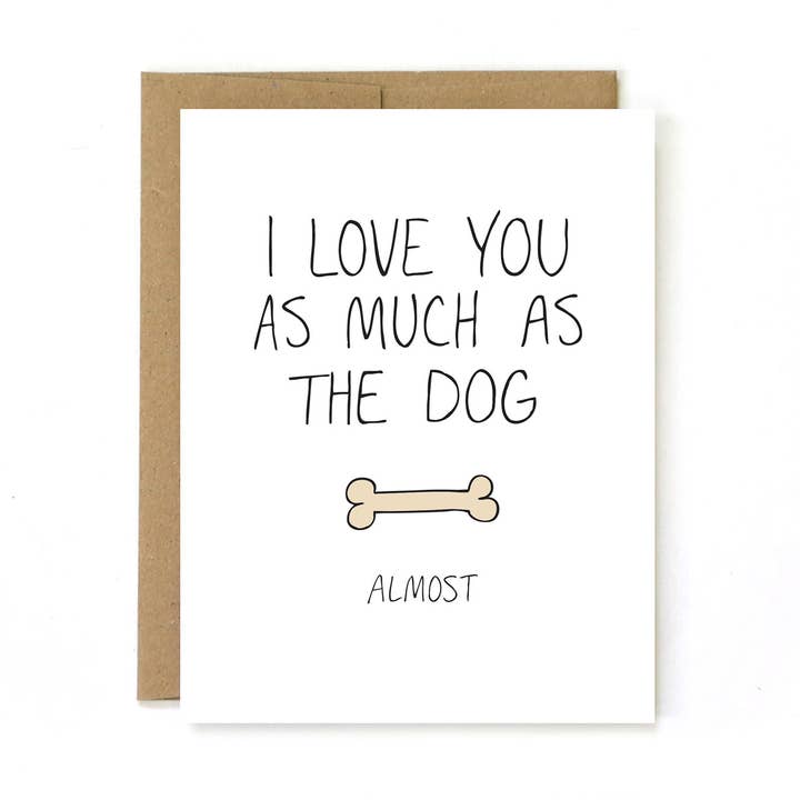 Pet Shop Store Card - Love Anniversary Card for Dog Owner for wholesale by Unblushing