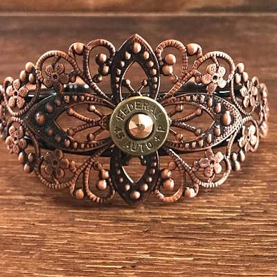 Jill's Jewels - Wholesale Cuff Bracelet - Copper Filigree Bullet Cuff Bracelet0