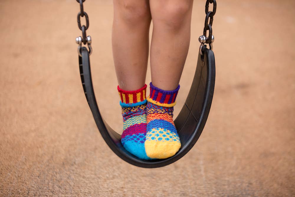 Solmate Socks - Wholesale Socks - Kids - Firefly Kids Socks | Eco-Friendly & Made in the USA2