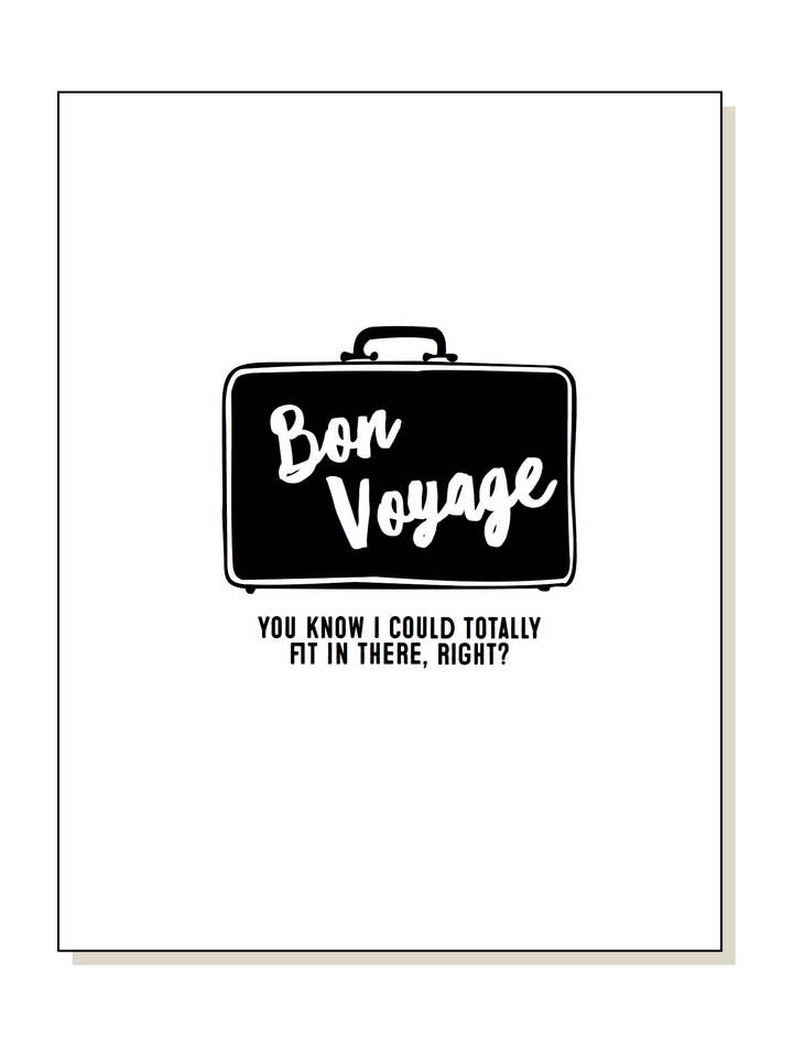 Cartão Bon Voyage por atacado de jack + ella paper