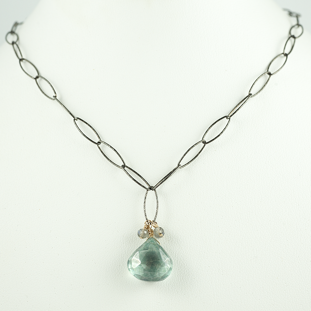 Midori Jewelry Hawaii - Wholesale Pendant/Charm Necklace - midnight garden necklace2