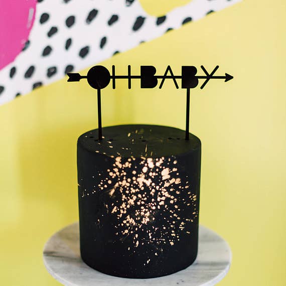 Oh Baby Cake Topper para venta al por mayor de The Roc Shop