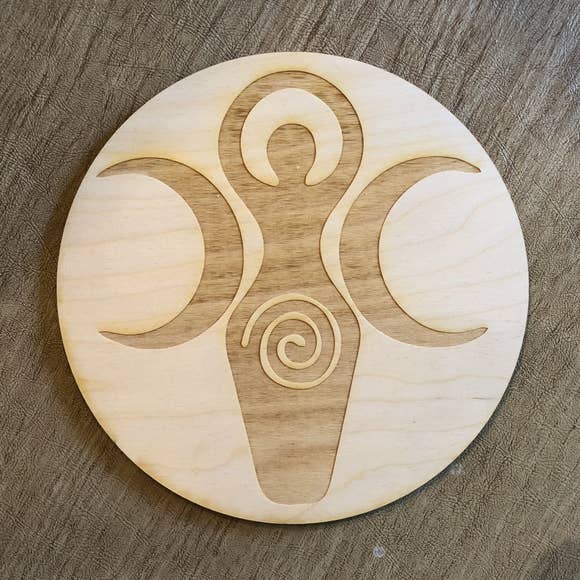 Goddess Moon Crystal Grid for wholesale by Zen and Meow