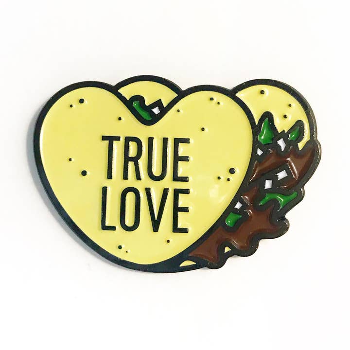 True Love Taco Enamel Pin for wholesale by Kelly Renay