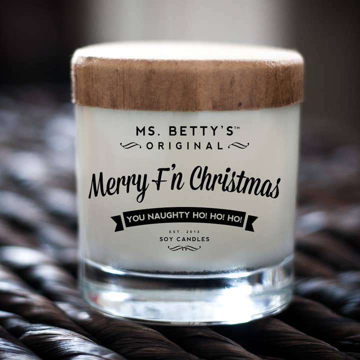 Merry F'n Christmas - You Naughty Ho Ho Ho for wholesale by Ms. Betty's Original