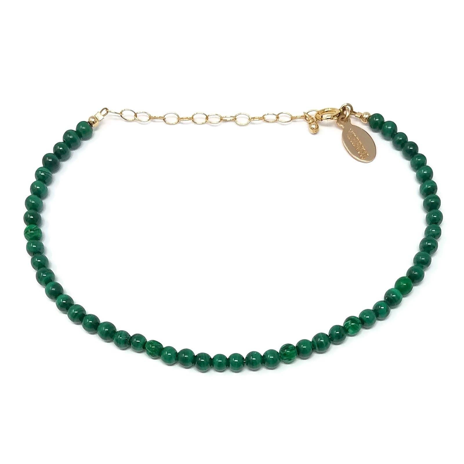 MissElenious Jewelry - Wholesale Beaded Bracelet - Malachite Beaded Bracelet3