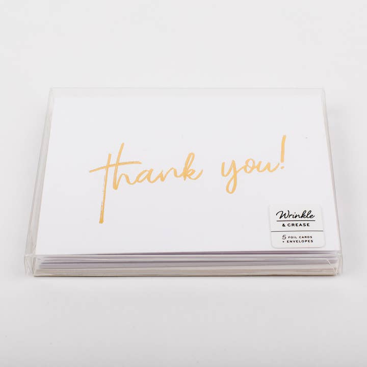 Tak - Boxed Set (5 kort) for engroshandel hos Wrinkle & Crease Paper Products