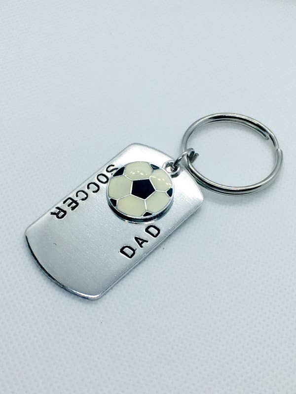 Porte-clés papa de football pour la vente par Me and My Sweet Pea