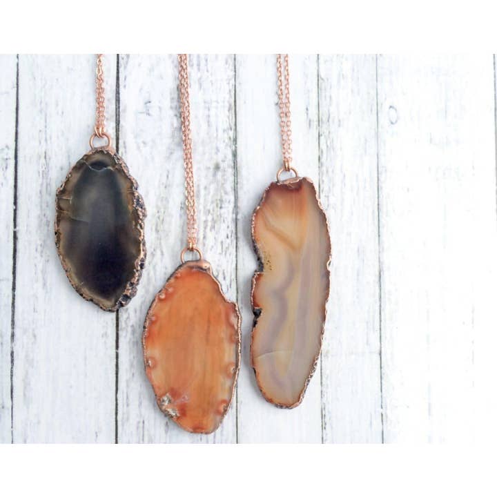 HAWKHOUSE - Wholesale Pendant/Charm Necklace - Large Agate Necklace