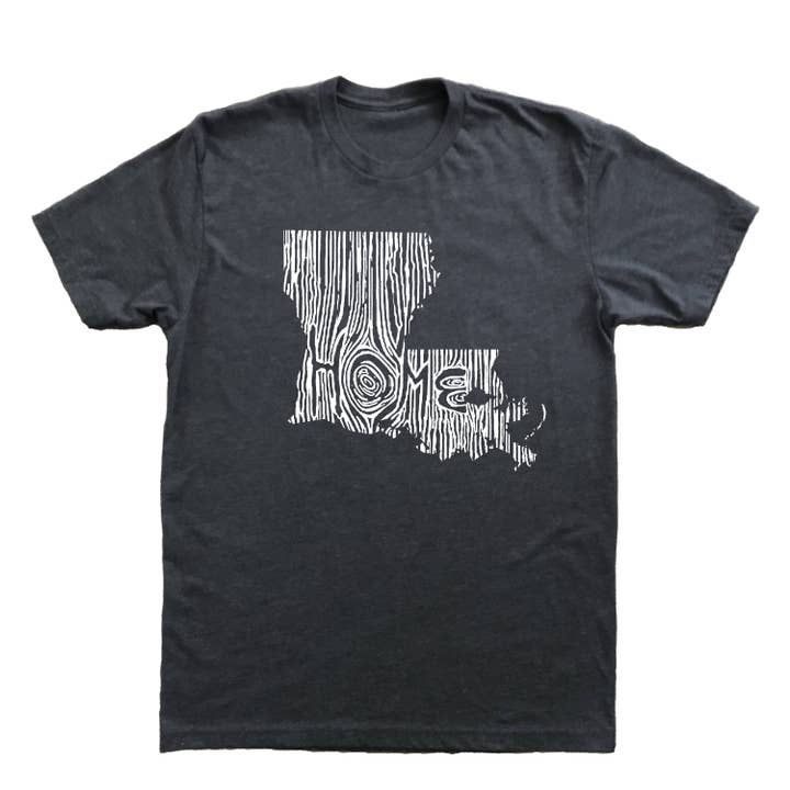 XL - Louisiana ingrodd tillstånd Unisex T-Shirt för wholesale av Ingrained Apparel