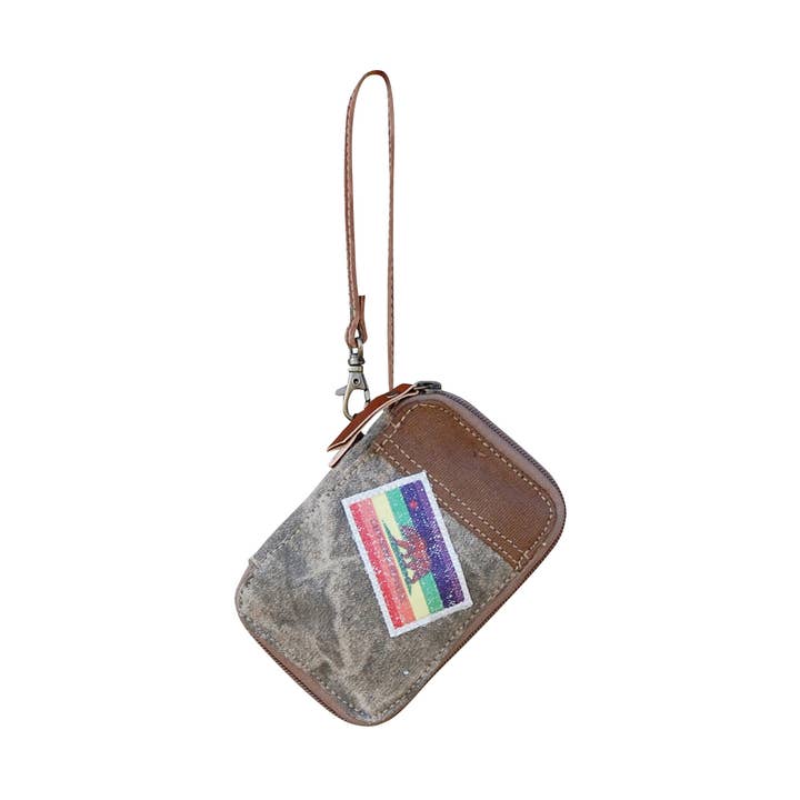 Stamps Wallet Wristlet Bag for wholesale by Chloe & Lex