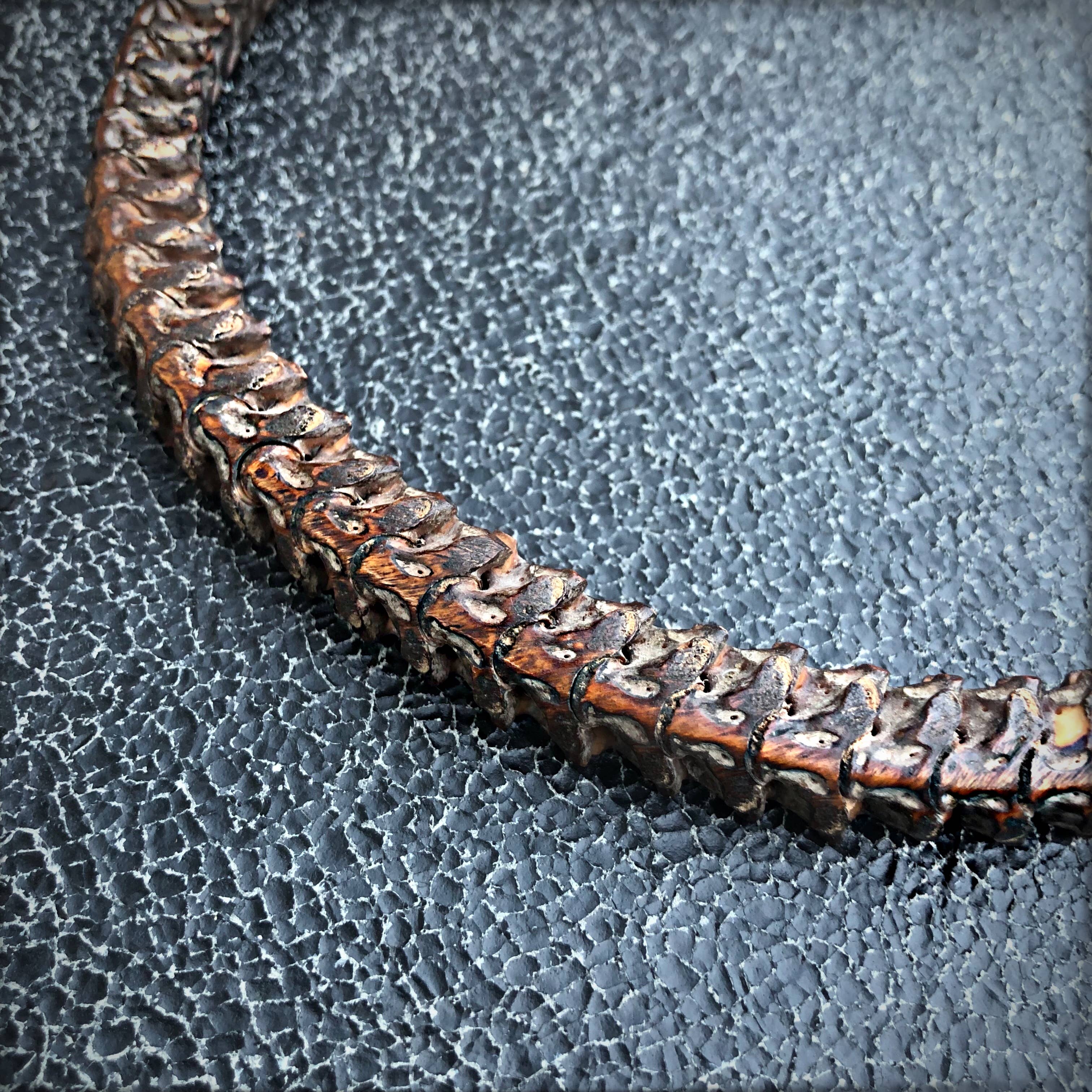 ASTALI - Wholesale Choker/Collar - Snake Vertebrae Choker, Real Vintage African Snake Bones1