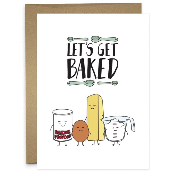 Humdrum Paper - Venta al por mayor Tarjetas de felicitación - Get Baked Tarjeta de Felicitación