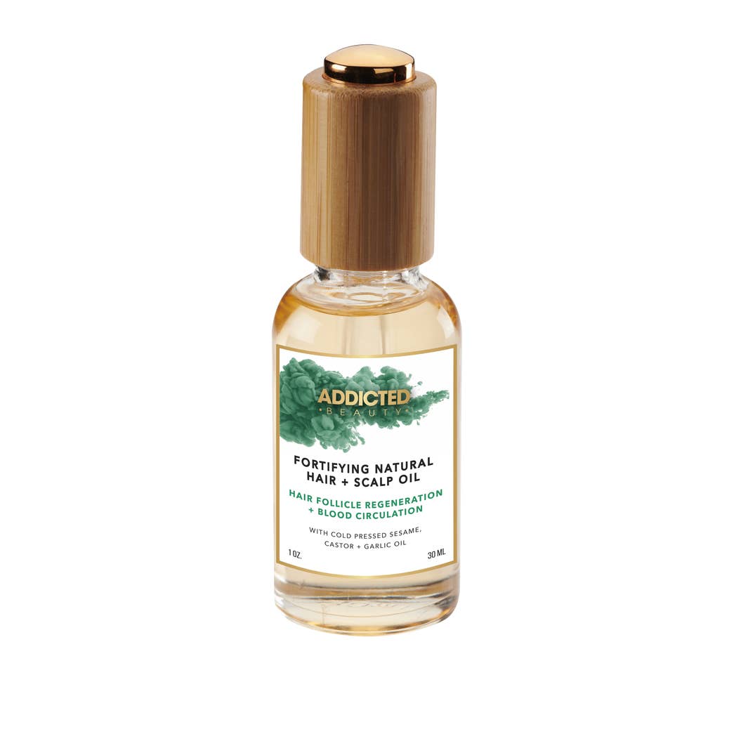 Fortifying Natural Hair and Scalp Oil for wholesale by Addicted Beauty