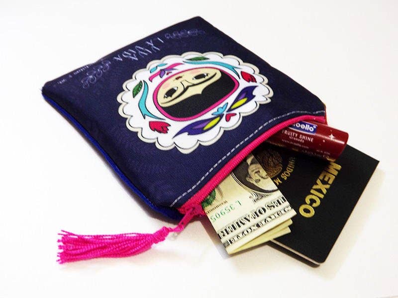 Chunchitos - Wholesale Coin Purse - Women's - Frida Kahlo purse, tehuana2