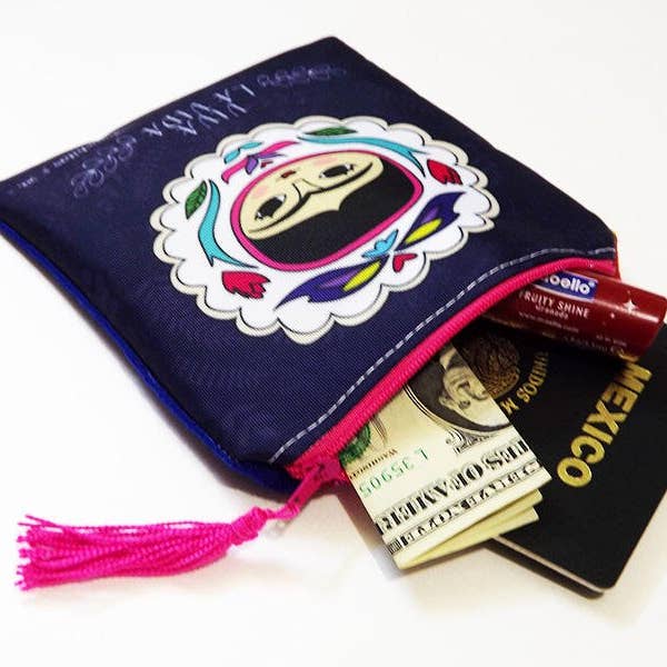 Chunchitos - Wholesale Coin Purse - Women's - Frida Kahlo purse, tehuana2