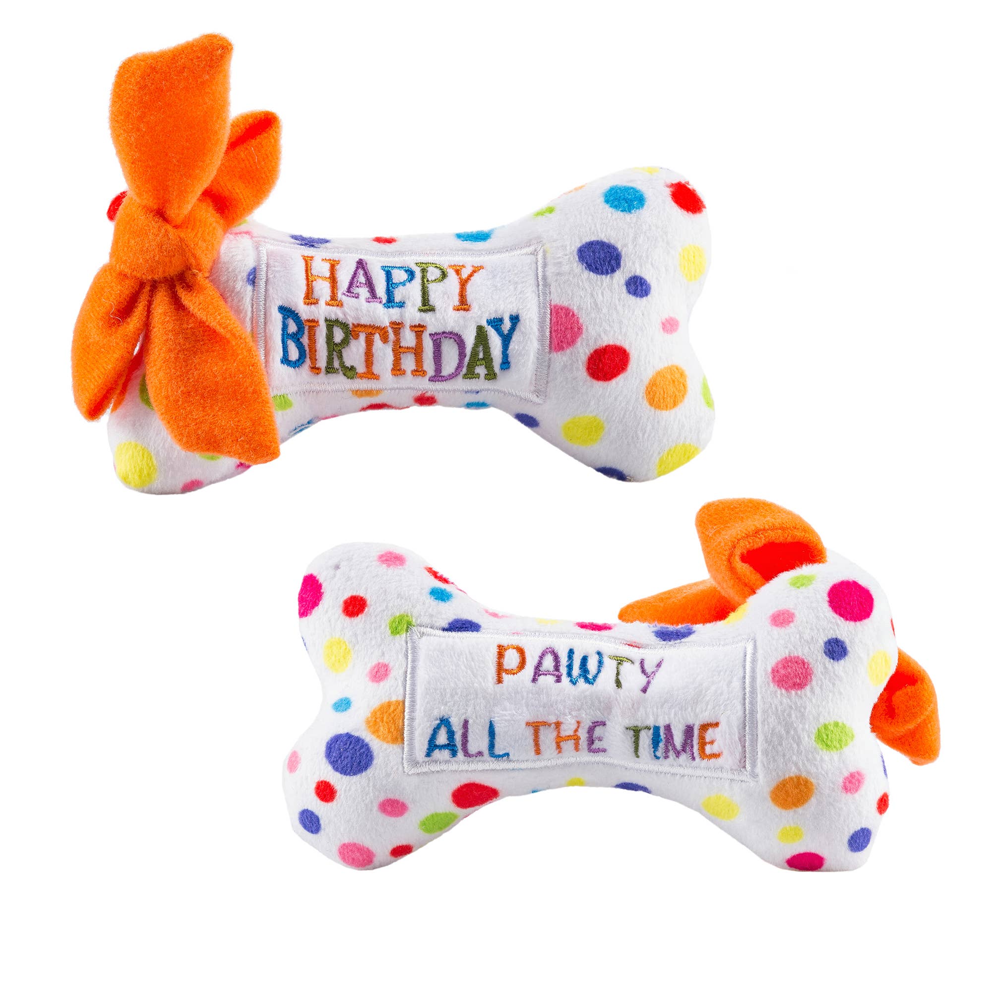 Haute Diggity Dog – wholesale Pet squeaky toy – Dog – Happy Birthday Bones Squeaker Dog Toy3
