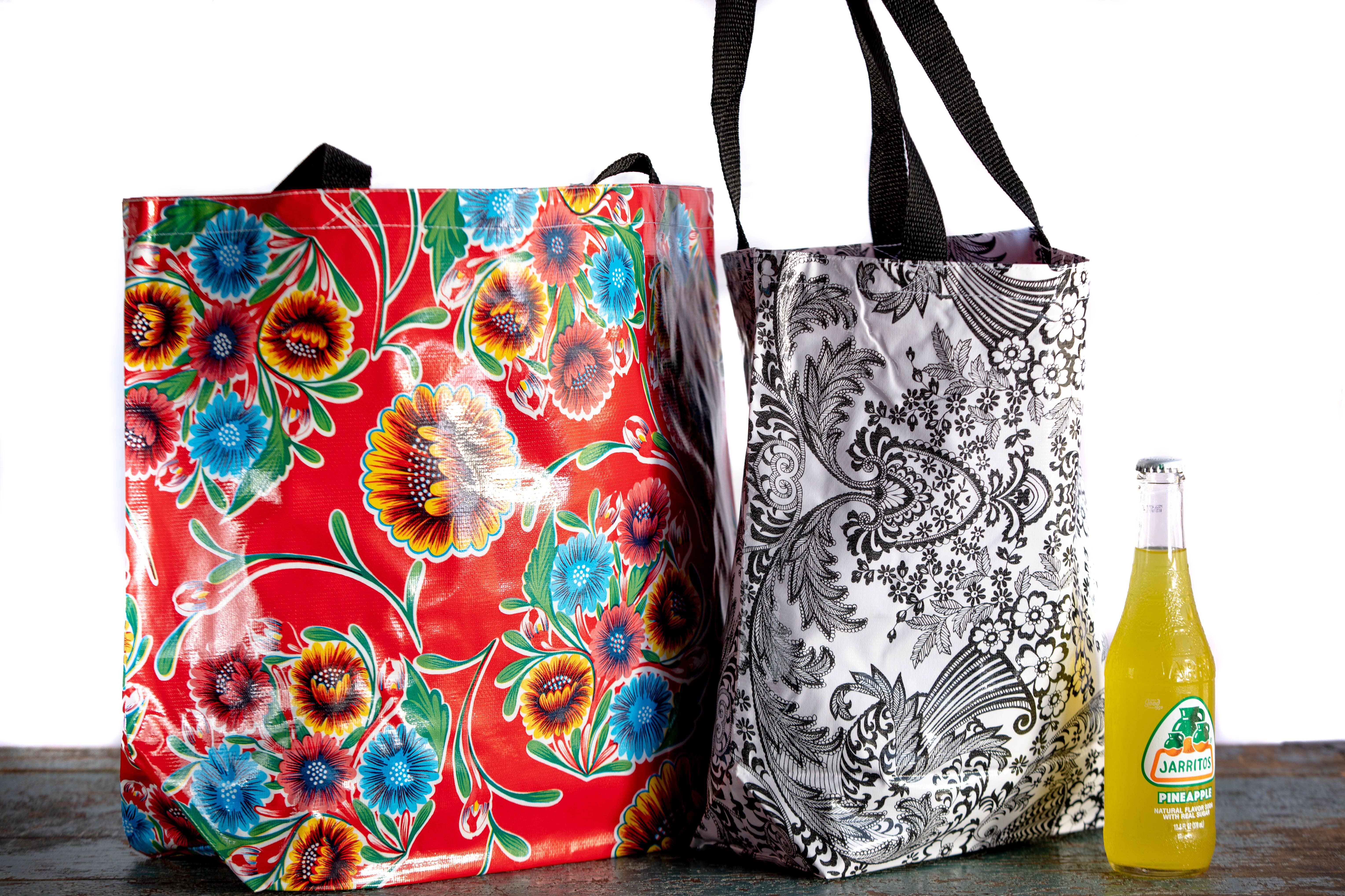 Oilcloth International - Wholesale Tote Bag - Women's - Black Paradise Tote - Medium1