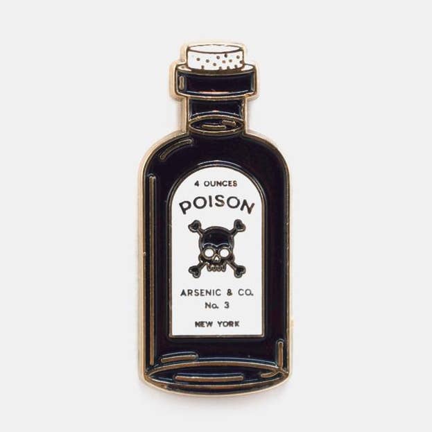 Poison Pin for wholesale by Badaboöm Studio