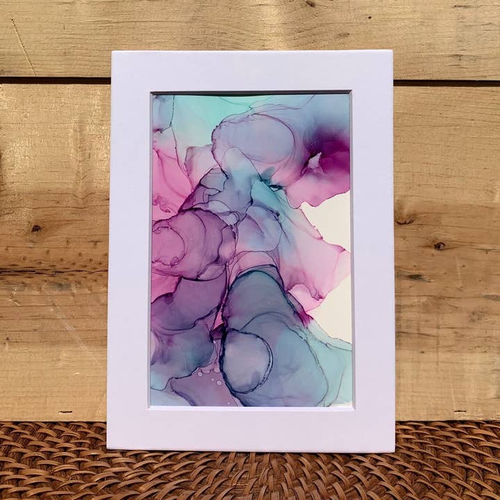 Kay Elle Dee Designs – wholesale Art print – Purple Swirl Art Print0