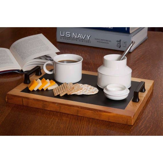 Chalkboard Serving Tray - 12" x 18" for wholesale by Blue Valley Woodworks